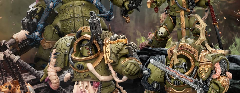 Подкрепление для Гвардии Смерти: JoyToy открыла предзаказ на терминаторов и чумного космодесантника-знаменосца