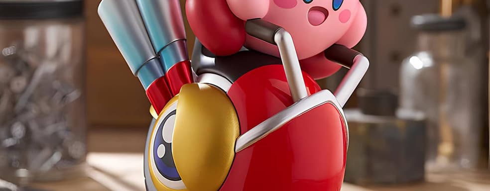 Розовый гонщик: Good Smile Company открыла предзаказ на статую Кирби с Вили-мотоциклом