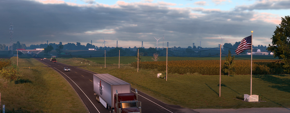 Первый взгляд на природу Иллинойса в American Truck Simulator — скриншоты дополнения с новым штатом