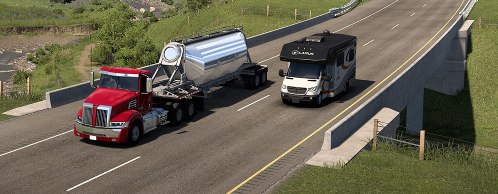 American Truck Simulator through the eyes of the developer — showing the creation of South Dakota locations