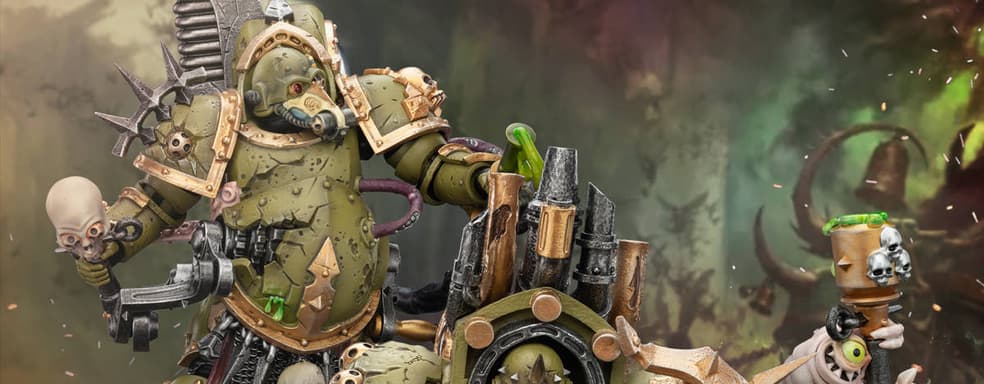 Nurgle's Chosen: JoyToy Opens Pre-Order for Lord of Virulence and Foul Blightspawn Figures from Death Guard