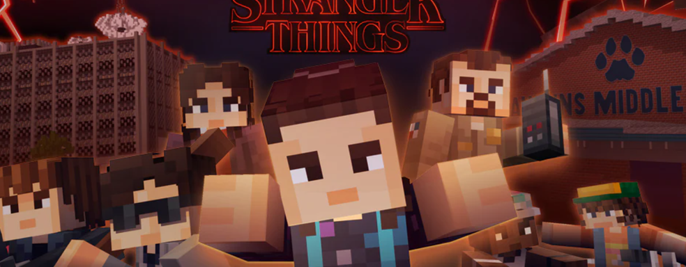 Minecraft gets a collab with "Stranger Things" - a themed world, characters and abilities have appeared