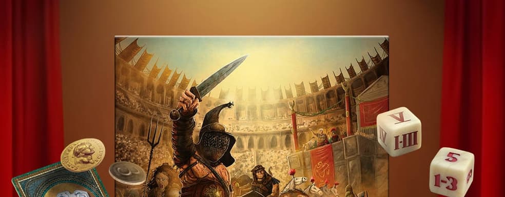 Возвращение гладиаторских боев: настольная игра Colosseum: The Grand Spectacle выйдет в России
