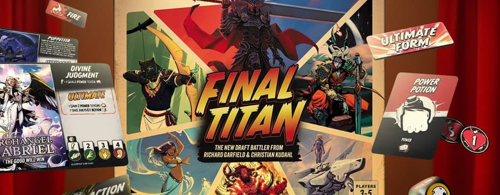 В России выйдет настольная игра Final Titan — драфт-баттлер про легендарных чемпионов