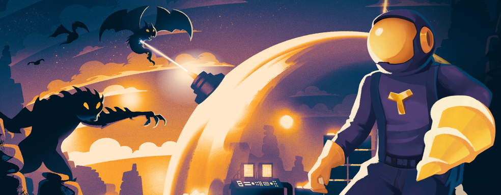 В Steam можно бесплатно поиграть «рогалик» про шахтёра, отражающего атаки инопланетных захватчиков