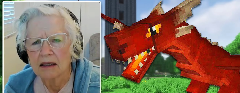 81-летняя бабушка стала стримершей Minecraft, чтобы помочь внуку в борьбе с раком
