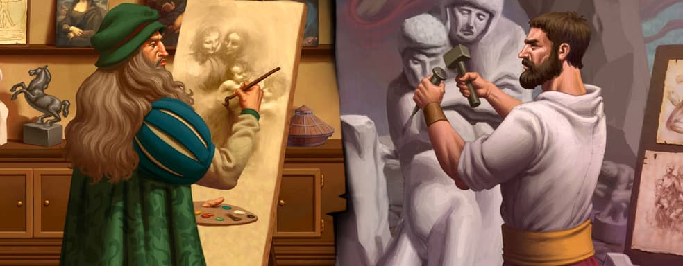 Настольную игру «Искусство соперничества» выпустят в России — битва флорентийских мастеров