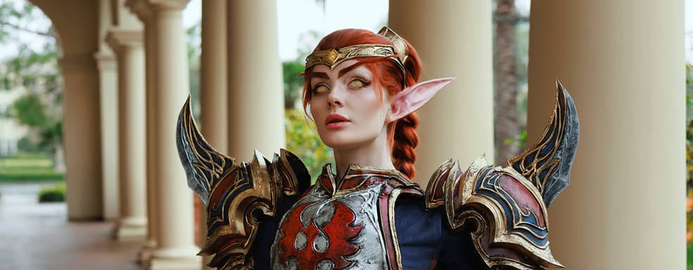 Cosplayer Embodies Lady Liadrin from World of Warcraft: Matriarch of the Blood Knights