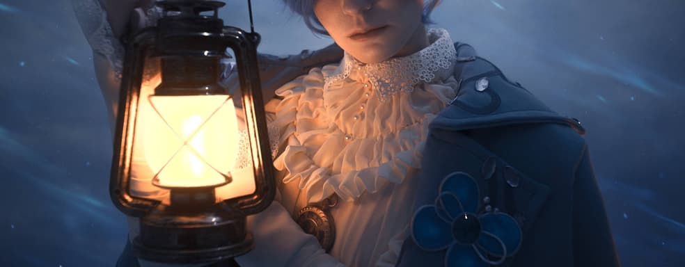 Косплеер воплотила образ Софии из Lies of P — таинственной наставницы с лазурными волосами