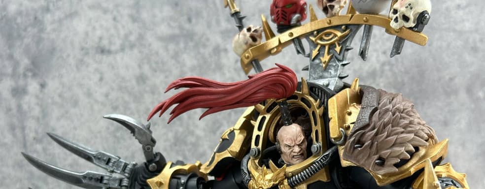 Вышел обзорный ролик фигурки Абаддона Разорителя из Warhammer 40,000 от JoyToy 