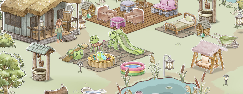 В EGS раздают головоломку про магазин растений и игру про заповедник для лягушек Kamaeru A Frog Refuge