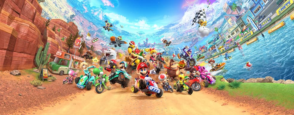 41% всех физических игр в Японии приходится на Mario Kart World. Топ-продаж страны