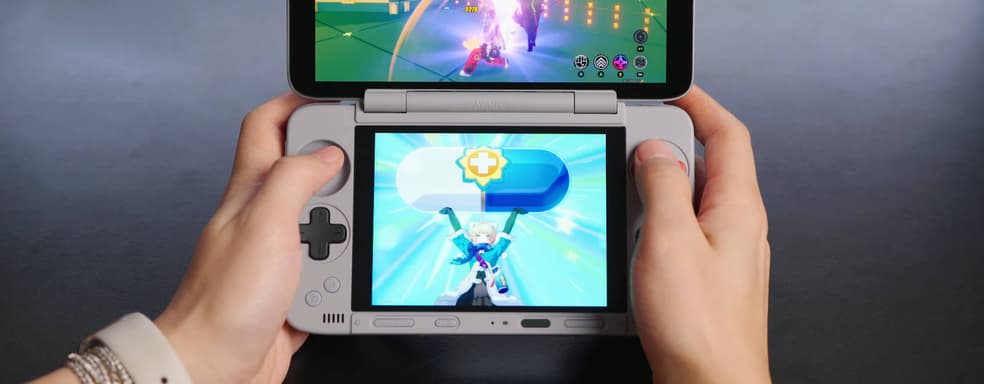 На портативке с двумя экранами Ayaneo Pocket DS одновременно сыграли в Zenless Zone Zero и Honkai: Star Rail