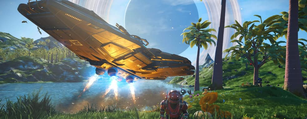 No Man’s Sky получила масштабное обновление Voyagers с гигантскими звездолетами класса «Корвет»