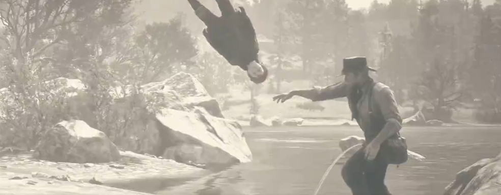 Маленького Джека Марстона превратили в метательное оружие в Red Dead Redemption 2 — эксперимент блогера впечатлил фанатов