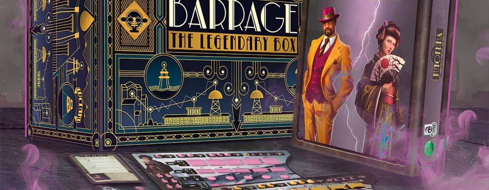 Окрылся предзаказ на дополнение «Заморские компании» и «Легендарную коробку» для настольной игры «Плотина» 