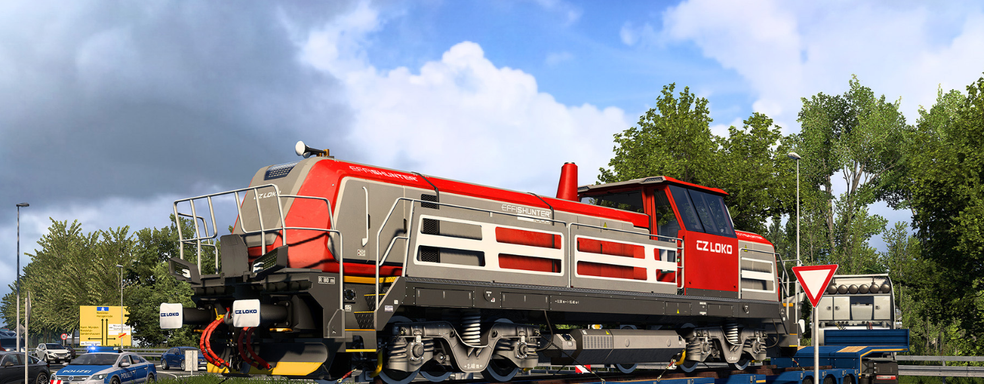 В Euro Truck Simulator 2 улучшили графику, тюнинг, и добавили возможность перевозить многотонные локомотивы — стартовала бета обновления 1.56