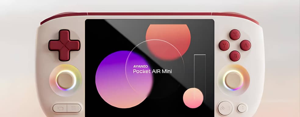 Ayaneo показала портативную и бюджетную консоль Pocket Air Mini для ретрогеймеров