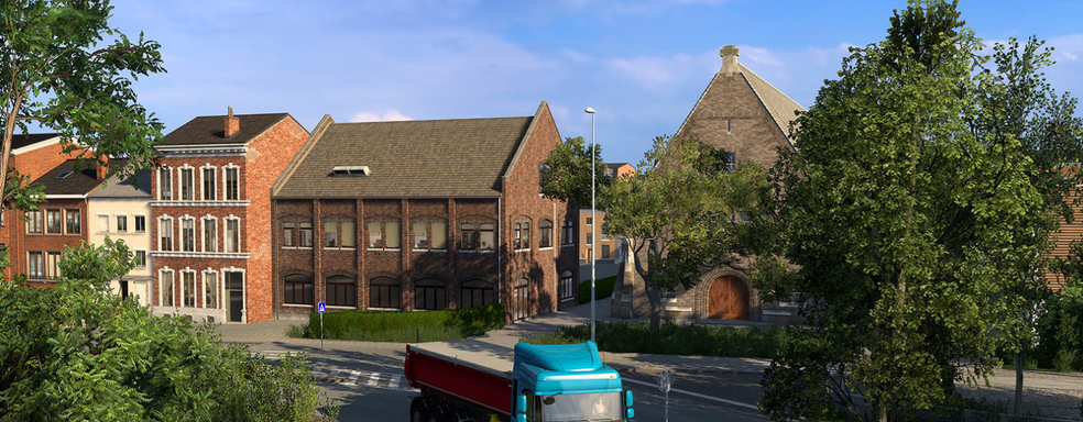 Обновлённый Брюссель в Euro Truck Simulator 2 — скриншоты переделки города из «Бенилюкса»