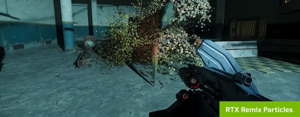 NVIDIA обновила RTX Remix и добавила поддержку физических частиц с трассировкой лучей