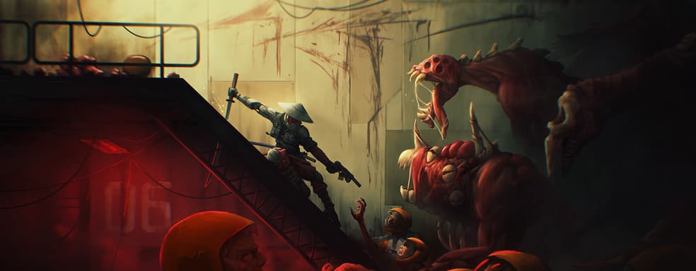 Состоялся релиз жуткой метроидвании в декорациях космического хоррора Katanaut