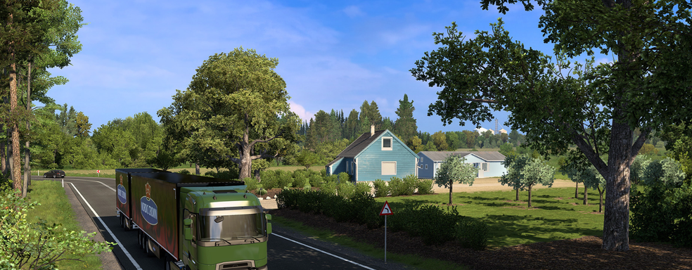 Разработчики Euro Truck Simulator 2 показали новые дороги Дании из бесплатного обновления