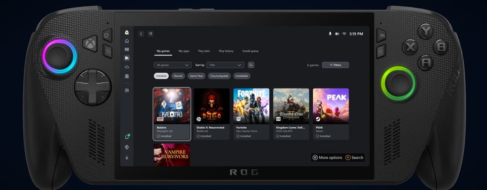 Все игры в одном месте. Xbox объединяет библиотеки на ПК и портативных устройствах