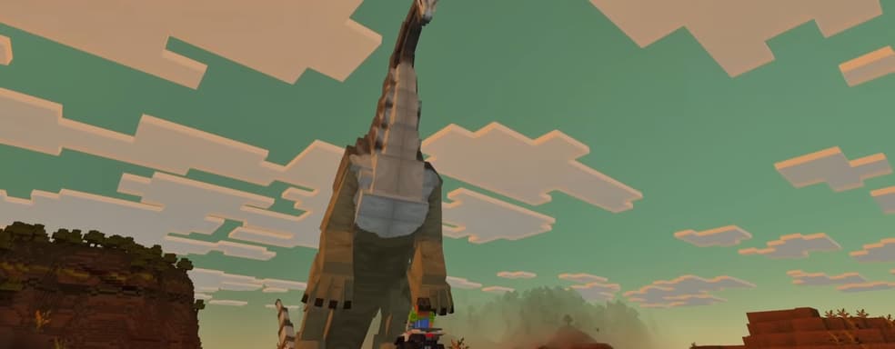 В Minecraft вышло дополнение с динозаврами из Jurassic World
