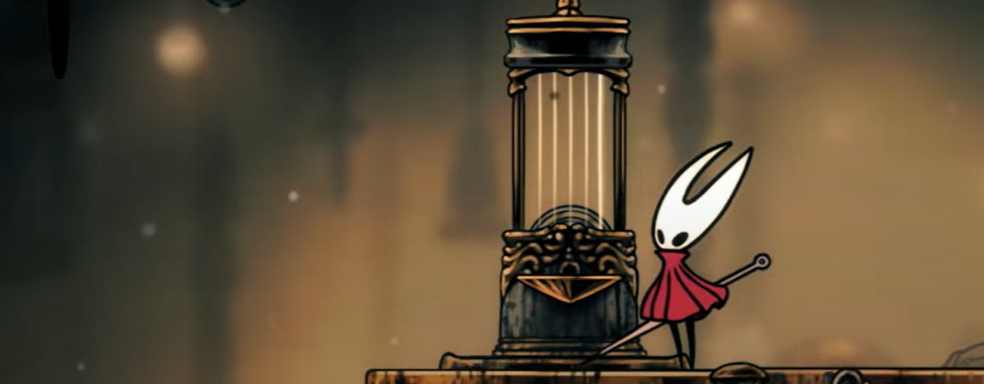 Разработчики Hollow Knight Silksong забыли удалить курсор мыши из катсцены, но его порой трудно заметить даже с подсказкой