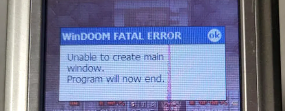 Шутер DOOM продержали включенным более двух лет на 20-летнем КПК — игра в итоге вылетела