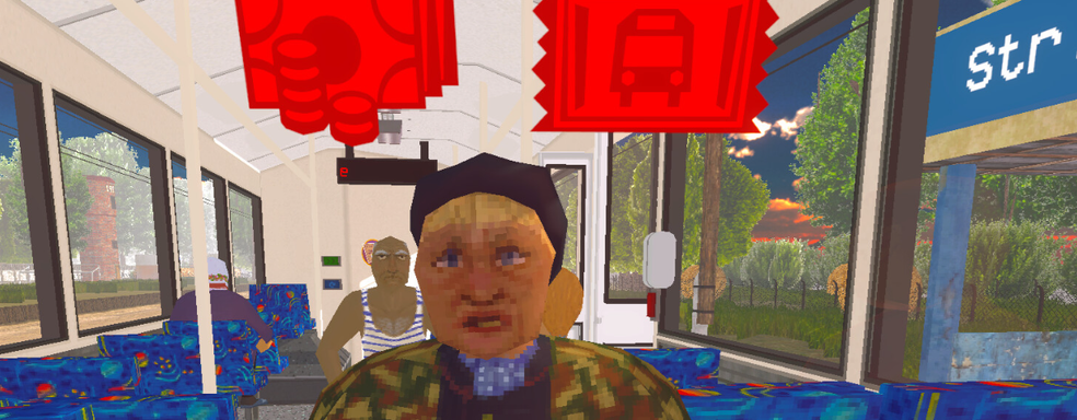 В Steam вышел симулятор кондуктора Troleu с боевыми пенсионерками и другими колоритными пассажирами