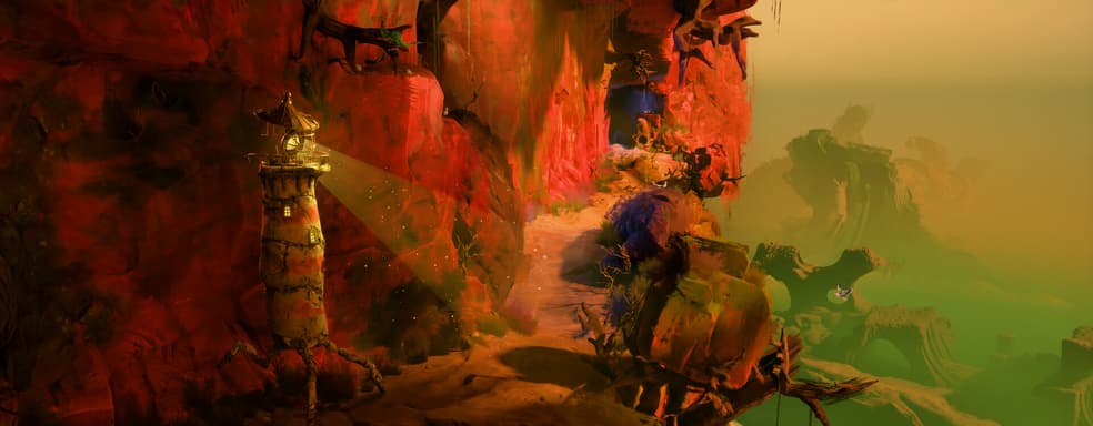 3 минуты в Keeper, сюрреалистическом приключении Double Fine с ожившим маяком