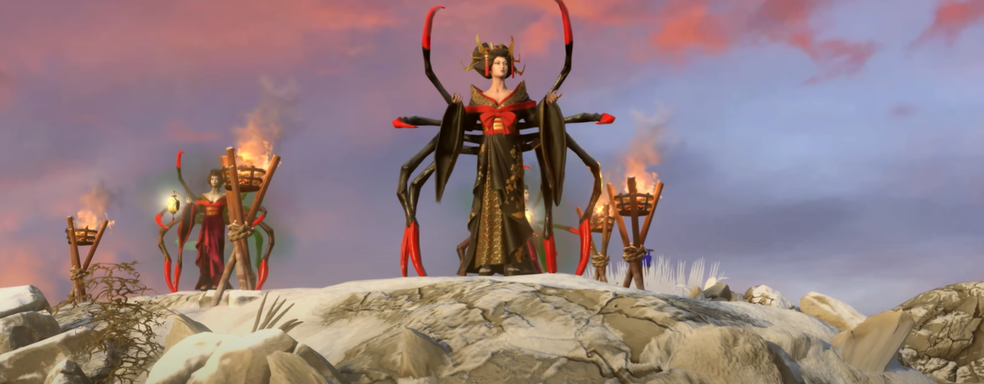 Стратегия Age of Mythology получит DLC с японскими богами, самураями и ёкаями — вышел трейлер Heavenly Spear