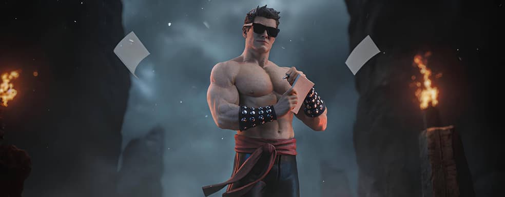 Один из сильнейших бойцов Земли: Iron Studios открыла предзаказ на статую Джонни Кейджа из игры Mortal Kombat