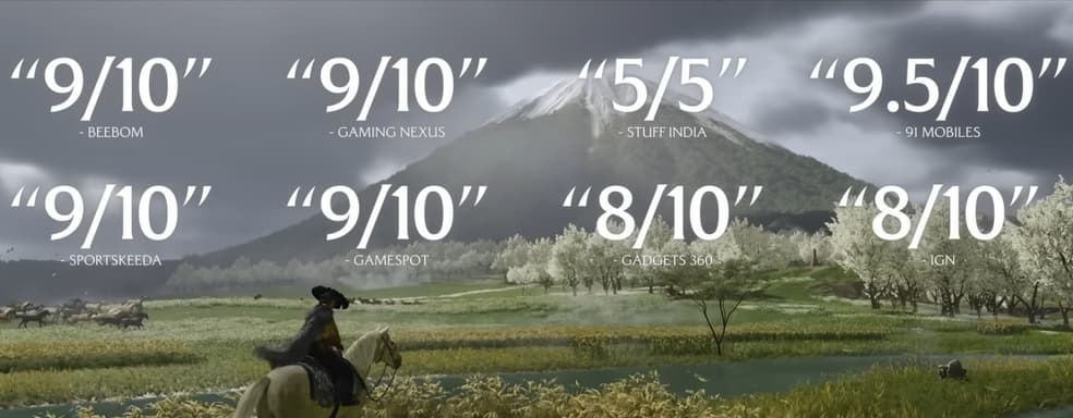 Sony в трейлере похвасталась высокими оценками Ghost of Yotei