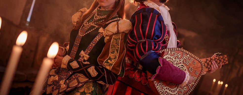 Бывшие любовники: косплееры воплотили образы Анны-Генриетты и Лютика из игры «Ведьмак 3: Дикая Охота»