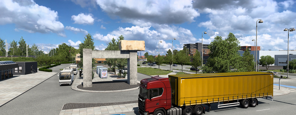 Новый Копенгаген в Euro Truck Simulator 2. Скриншоты переделки региона из DLC Scandinavia
