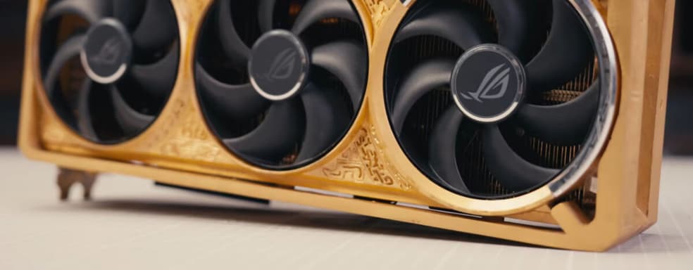 ASUS показала процесс создания золотой RTX 5090 за $500 000