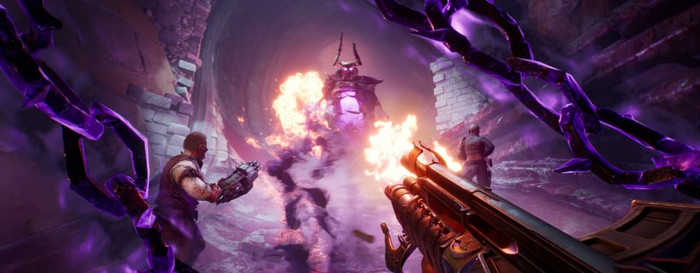 Жестокость буквально сочится с экрана в новом трейлере Painkiller. Студия Anshar устраивает ад в Чистилище