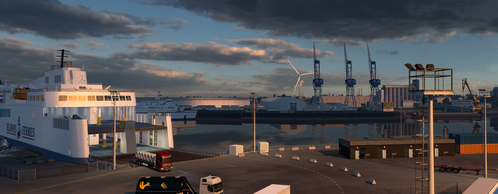 Updated Water Bodies in Euro Truck Simulator 2 — Benelux Rework Screenshots