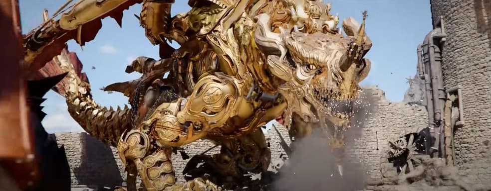 In a new gameplay trailer, Crimson Desert, the "Korean Witcher", fights a mecha-dragon