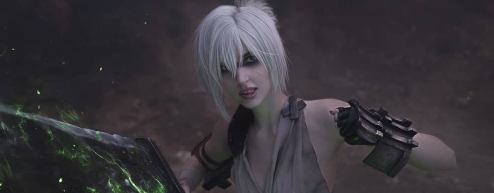 Exile with a Runic Blade: Cosplayer Embodies Riven from League of Legends