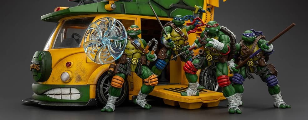 JoyToy открыла предзаказ на модель черепашьего фургона из мультсериала «Черепашки-ниндзя»
