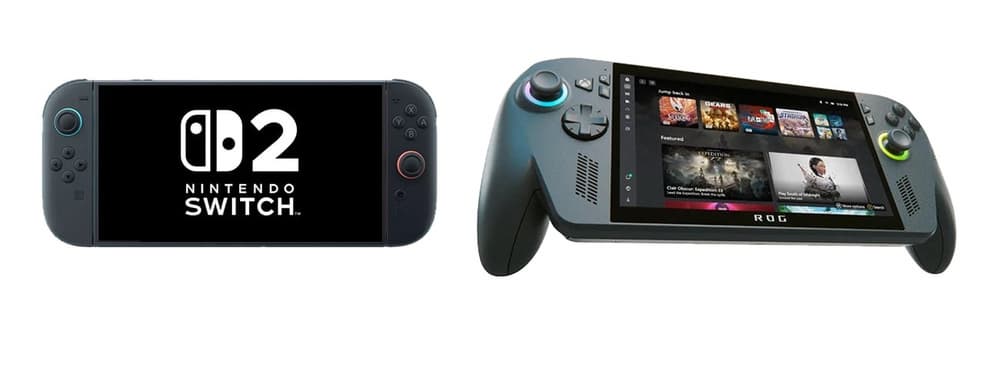 Сравнение портативных тяжеловесов. Nintendo Switch 2 против ROG Xbox Ally X