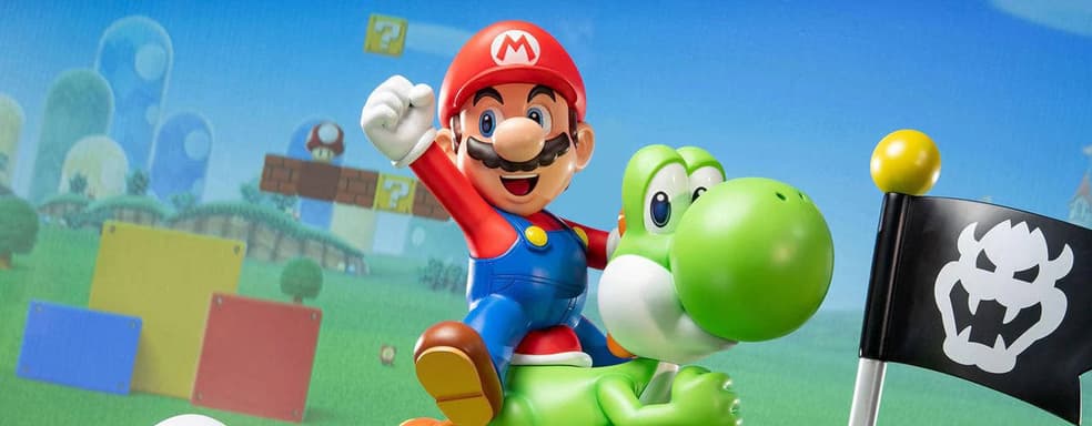 First 4 Figures открыла предзаказ на статую Марио и Йоши из вселенной Super Mario