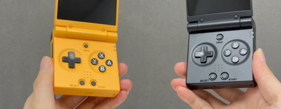 Miyoo показала распаковку портативной и раскладной ретро-консоли Mini Flip