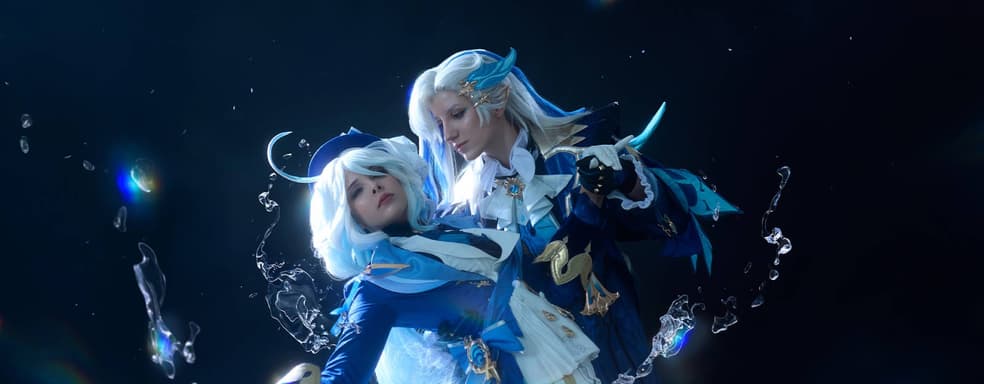 Защитники Фонтейна: косплеерши воплотили образы Фурины и Нёвиллета из Genshin Impact