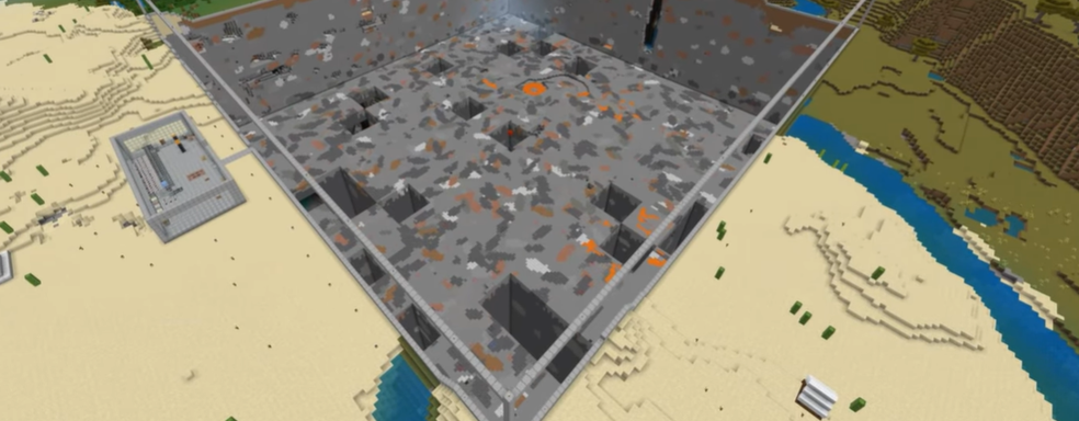 Два года работы за 30 секунд — фанат Minecraft показал таймлапс раскопок древнего города