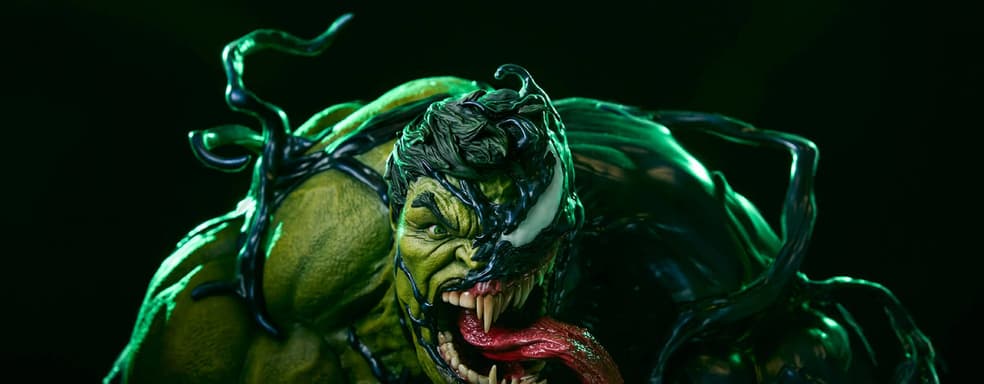 Разрушительный дуэт: Sideshow Collectibles открыла предзаказ на статую Веномизированного Халка