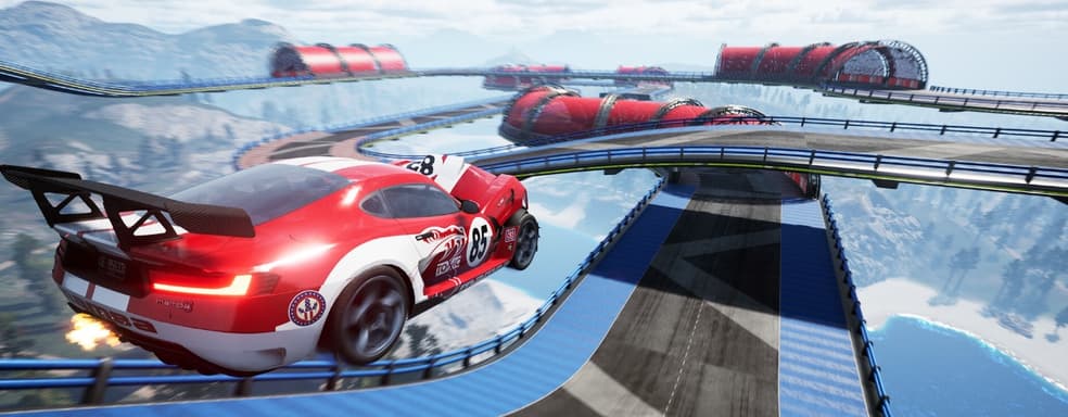 В сеть утекли 40 минут геймплея аркадной гонки с разрушениями Wreckreation